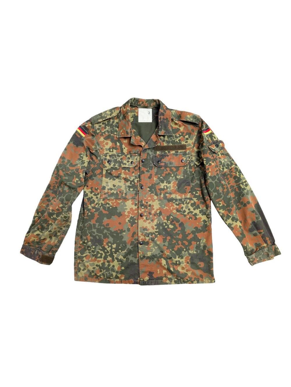German Army Bundeswehr Flecktarn Camo Field Shirt - Medium